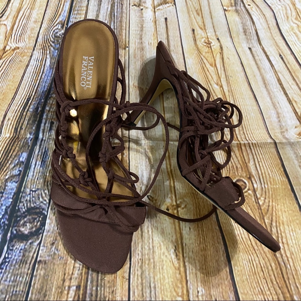 Valenti Franco Peep Toe Stiletto Heels